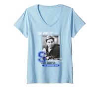 Damen The Breakfast Club The Athlete State Champion 24. März 1984 T-Shirt mit V-Ausschnitt