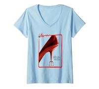 Damen The Devil Wears Prada Poster T-Shirt mit V-Ausschnitt