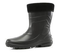 Ladeheid Thermo Eva Gummistiefel Damen gefüttert wasserdichte und federleichte Regenstiefel Damen LA-800-2017 (Graphite/Schwarz, 36 EU)