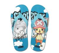 Damen Tony Chopper One Piece Slippers Flip Flops Strandschuhe Blau