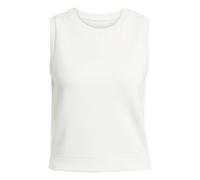 Adidas Tanktop Soft Lux Damen Rundhals schmal geschnitten dehnbarer Spacer Weiß XS