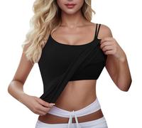 Damen Top Nahtloses Bralette Camisole Mit Eingebauten Pads Stoff Innen Tank Rückenfrei Design Und Unterwäsche Zartes Elastisches Basic Unterhemd Damen Elegant
