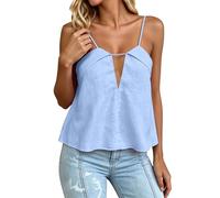 Damen Top Sexy Pink Trägertop Sommer Mode Crop Top Kurz Ärmellos Leicht Atmungsaktiv Gerippt Rückenfrei Ausgehen Oberteile Damen Sexy Tank Baumwolle