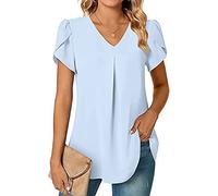 Damen Tops Sommer Kurze Ärmel Blusen,Bluse Apricot Damen,Tunika Weiß,Bluse Rot Schwarz,Blau Kariertes Hemd Damen,Weiße Bluse Tailliert,Bluse Mit Reißverschluss,Elegante Bluse Damen