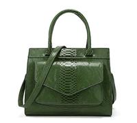 Damen Tote Shopper Schultertasche Handtasche, Frauen weicher PU-Leder-Handtasche Mode-Schlange-Muster Hobo Tote-Schulter-Umhängetasche Tasche Reise Mommy Purse Shopper Umhängetasche Henkeltasche Schul