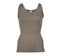 Damen Trägerhemd, Wolle Seide, Gr. 34 - 48, 3 Farben (34/36, Walnuss)