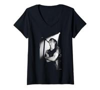 Damen Trent Reznor Nine Inch Nails Live von Andy Willsher T-Shirt mit V-Ausschnitt