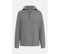 Damen Troyer Hanseheld Schurwolle Grau Meliert Grau 36