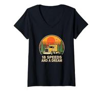Damen Truck Driver 18 Gänge und EIN Dream Gear Jockey T-Shirt mit V-Ausschnitt