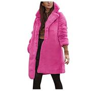 Damen Übergangsjacke Damen Winter Kunstpelz Mantel Jacken Damen Warmer Pullover Outwear Felljacke Damen