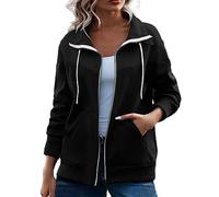 Damen Übergangsjacke Sale, Blitz Angebote Des Tages Heute, Herbstjacke Damen Elegant Winterjacke Langarm-Plüsch-Festm Damen Mantel Kurz Wolle, Damen Jacken Sale Günstig