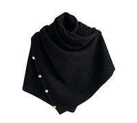Damen Umschlagtuch Schultertuch Halstuch,Stricken Stola Große Warm Weich Poncho Shawl Frühling Herbst Winter Gestrickt Dekorativ Umschlagtuch Schal Halstuch Kopftuch Dreieckstuch für Frauen Mädchen
