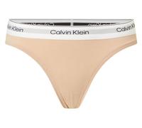 Damen Unterhosen Calvin Klein Thong 1P - cedar - Beige (XS)