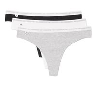 Lacoste String Tanga weiß/grau/schwarz (3er-Pack) - L