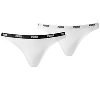 Damen Unterhosen Puma Women Bikini 2P Hang - white/white - Weiß (S)