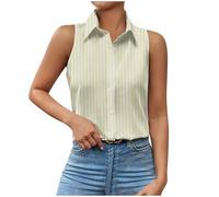 Damen V-Ausschnitt Shirts Casual Bluse mit Reißverschluss Tunika Tops Warehouse Deal
