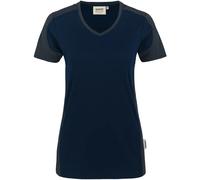 Hakro Women-V-Shirt-Contrast Performance - tinte XL
