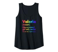 Damen Valeria Like A Normal Girl Only Cooler Queen Vorname Tank Top