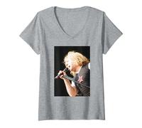 Damen Van Halen Balance Tour 1995 aus der Zeit von Sammy Hagar T-Shirt mit V-Ausschnitt