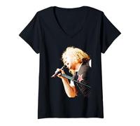 Damen Van Halen Bilanz Tour aus der Zeit von Sammy Hagar 1995 T-Shirt mit V-Ausschnitt