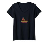 Damen Vanuatu T-Shirt mit V-Ausschnitt