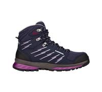 damen wanderschuh lowa trek evo gtx mid blau violett 37.1/2