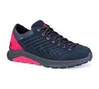 damen wanderschuhe hanwag coastrock low blau rosa