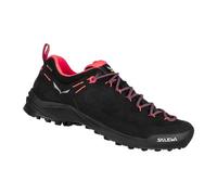 damen wanderschuhe salewa wildfire leather gore tex schwarz pink 37