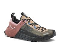 damen wanderschuhe salewa wildfire nxt gore tex beige rot 37