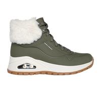 Skechers Damen Schnürboots Uno Rugged Fall Air Olive Durabuck/Faux Furr Größe 39