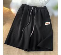 Damen Weite Strickhose mit Kordelzug, Gerade Geschnittene Hose aus Polyester, Bequeme Freizeithose für Urlaub und Alltag, Einfarbig, Regular Fit, M-3XL(M Grey)