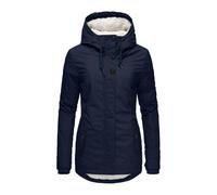 Damen Winterjacke mit kuscheliger Kapuze Wintermantel, Damen Warm Winter Parka Mittellang Winterjacke Winterparka Dicke Coat Große Größen,Damen Winter Jacke Teddyfell Gefütterte Winterjacke