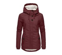 Damen Winterjacke mit kuscheliger Kapuze Wintermantel, Damen Warm Winter Parka Mittellang Winterjacke Winterparka Dicke Coat Große Größen,Damen Winter Jacke Teddyfell Gefütterte Winterjacke