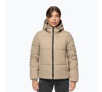 Damen-Winterjacke Pitbull Vista Quilted Hooded dark sand