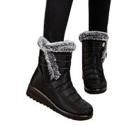 Damen Winterstiefel Wasserdicht gefütterte Schneestiefel Winterschuhe Winter Kurzschaft Stiefel Boots Schuhe Damen Winterstiefel Wasserdicht Warme Gefütterte Schneestiefel Herren Outdoor Stiefel