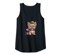 Damen Yorkie Moms süßer Yorkshire-Terrier-Hund Tank Top