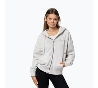 Damen Zip-Hoodie Pitbull Santa Muerte Hooded Zip white stone