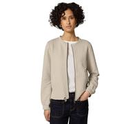 Street One Frauen Zipper Jacke mit Struktur in Beige, Gr: 46
