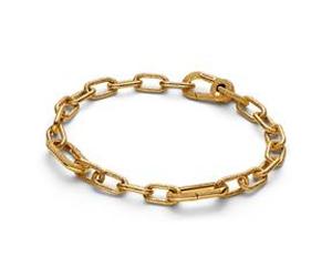 Damenarmband ME mit aufklappbaren Gliedern, IP Gold
