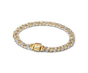 Damenarmband Timeless, 925er Silber, IP Gold