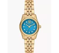 Michael Kors Uhr - Michael Kors Lexington Three-Hand Gold-Tone Stainl - Gr. unisize - in Gold - für Damen
