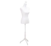 Damenbüste Schneiderpuppe Torso Weiß Weiß 30022