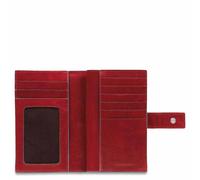 Damengeldbörse mit RFID-Schutz Blue Square rot - Farb-Varianten: Rot