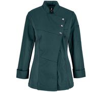 Damenkochjacke Lewis Kleidergröße 36; petrolgrün Damenkochjacke Lewis