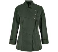 Damenkochjacke Lewis Kleidergröße 48; dunkeloliv Damenkochjacke Lewis