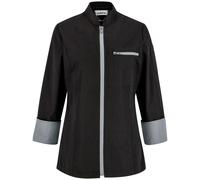 Damenkochjacke Lorenzo Kleidergröße 34; schwarz Damenkochjacke Lorenzo