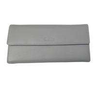 Esquire Viktoria Geldbörse RFID Leder 18,5 cm grau