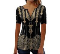 Damenoberteile, modisch, transparent, Mesh, Kurzarmhemd, V-Ausschnitt, Tunika, passgenau, lässig, T-Shirt-Kleidung, kaki, 54