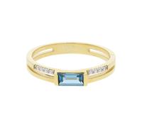 Damenring 333 Gold Blautopas London Blue JL39-07-0677 JuwelmaLux