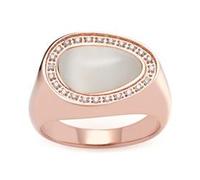 Damenring Amisa Edelstahl, rosé 19mm